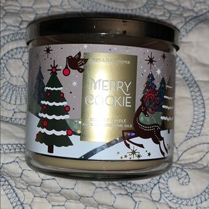 Bath and Body Works (used) Merry Cookie Candle